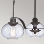 Elstead Lighting Trilogy QZTRILOGY3 lampa wisząca 3x60 W brązowa zdj.4