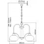 Elstead Lighting Trilogy QZTRILOGY3BN lampa wisząca 3x60 W nikiel zdj.2
