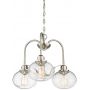 Elstead Lighting Trilogy QZTRILOGY3BN lampa wisząca 3x60 W nikiel zdj.5
