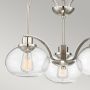 Elstead Lighting Trilogy QZTRILOGY3BN lampa wisząca 3x60 W nikiel zdj.8