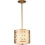 Elstead Lighting Ziggy ZIGGY1PSLG lampa wisząca 2x40 W złota zdj.1