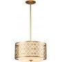 Elstead Lighting Ziggy ZIGGY2PMLG lampa wisząca 2x60 W złota zdj.1