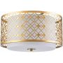 Elstead Lighting Ziggy ZIGGYFMLG plafon 2x60 W złoty zdj.3