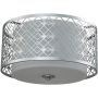 Elstead Lighting Ziggy ZIGGYFMLS plafon 2x60 W srebrny zdj.3