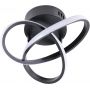 Goldlux Oskar 329677 lampa podsufitowa 1x15 W czarna zdj.1