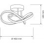 Goldlux Oskar 329684 lampa podsufitowa 1x30 W czarna zdj.2