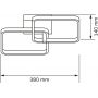 Goldlux Robert 329721 lampa podsufitowa 1x25 W czarna zdj.2
