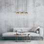 Goldlux Ofelia 331298 lampa wisząca 3x10 W czarna zdj.4