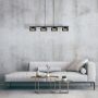 Goldlux Ofelia 331304 lampa wisząca 4x10 W czarna zdj.3