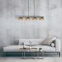Goldlux Ofelia 331311 lampa wisząca 4x10 W czarna zdj.3