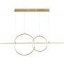 Goldlux Laura 331809 lampa wisząca 1x42 W złota zdj.1