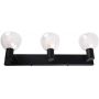 Goldlux Pola 336033 kinkiet 3x5 W czarny-przezroczysty zdj.5
