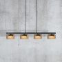 Goldlux Ofelia 331311 lampa wisząca 4x10 W czarna zdj.5