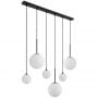 Globo Lighting Hallie 151686 lampa wisząca 6x9 W biała-czarna zdj.1