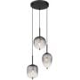 Globo Lighting Attila 152153 lampa wisząca 3x40 W czarna zdj.1