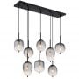 Globo Lighting Attila 152158 lampa wisząca powyżej 6x40 W czarna zdj.1