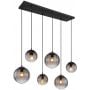 Globo Lighting Dallerta 152166 lampa wisząca 6x60 W czarna zdj.1