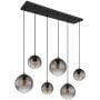 Globo Lighting Dallerta 152166 lampa wisząca 6x60 W czarna zdj.3