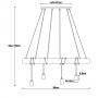 Globo Lighting Auston 154394 lampa wisząca zdj.2