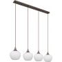 Globo Lighting Maxy 155484HC lampa wisząca 4x40 W biały zdj.1