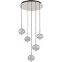 Globo Lighting Aida 160425HC lampa wisząca 5x33 W chrom zdj.3