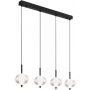 Globo Lighting Aida 160424H lampa wisząca 4x23 W czarna zdj.1