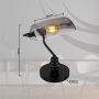 Globo Lighting Antique 2491B lampa stołowa 1x60 W czarna-przydymiona zdj.2