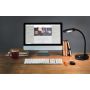 Globo Lighting Carmen 52290108 lampa biurkowa 1x4.6 W czarna zdj.4