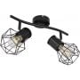 Globo Lighting Priska 540172 lampa podsufitowa 2x40 W czarny zdj.4