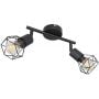 Globo Lighting Xara I 54802S2 lampa podsufitowa 2x40 W czarny zdj.3