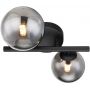 Globo Lighting Riha 561332W kinkiet 2x3.5 W czarny zdj.2