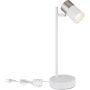 Globo Lighting Brisbon 57851T lampa biurkowa 1x5 W biała-nikiel zdj.3