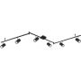 Globo Lighting Robby 579106B lampa podsufitowa 6x35 W czarna zdj.1