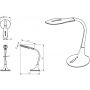Globo Lighting Pattaya 58271B lampa biurkowa 1x10 W czarna zdj.2