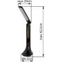 Globo Lighting Tyrell 58329B inteligentna lampa biurkowa 1x4 W czarna zdj.2
