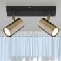 Globo Lighting Robby 579112M lampa podsufitowa 2x35 W czarna-mosiądz zdj.8