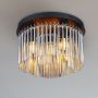 Globo Lighting Gorley 15698D lampa podsufitowa 5x40 W czarna-przydymiona zdj.6