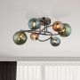 Globo Lighting Riha 561426D lampa podsufitowa 6x3.5 W zielona-przydymiona-niebieska-szara zdj.4