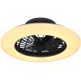 Globo Lighting Travo 03628B lampowentylator podsufitowy 1x30 W czarna zdj.5