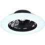 Globo Lighting Travo 03628B lampowentylator podsufitowy 1x30 W czarna zdj.3