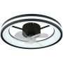 Globo Lighting Gatian 03651 lampowentylator podsufitowy 1x30 W czarna zdj.5