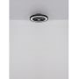 Globo Lighting Blizzak 03653 lampowentylator podsufitowy 1x45 W biała-czarna zdj.8