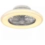 Globo Lighting Corusso 03654 lampowentylator podsufitowy 1x40 W biała-chrom zdj.5
