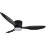 Globo Lighting Armando 03666S lampowentylator podsufitowy 1x20 W czarna zdj.1
