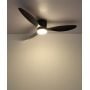 Globo Lighting Armando 03666S lampowentylator podsufitowy 1x20 W czarna zdj.5