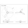 Globo Lighting Armando 03666S lampowentylator podsufitowy 1x20 W czarna zdj.2