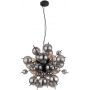 Globo Lighting Udo 15633HS lampa wisząca 6x25 W czarna-przydymiona zdj.3