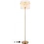 Globo Lighting Gorley 15698SM lampa stojąca 1x60 W biała-przezroczysta-złota zdj.7