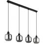 Globo Lighting Xia 157544H lampa wisząca 4x25 W czarna zdj.1