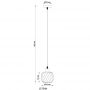 Globo Lighting Xia 15754H lampa wisząca 1x25 W czarna zdj.2